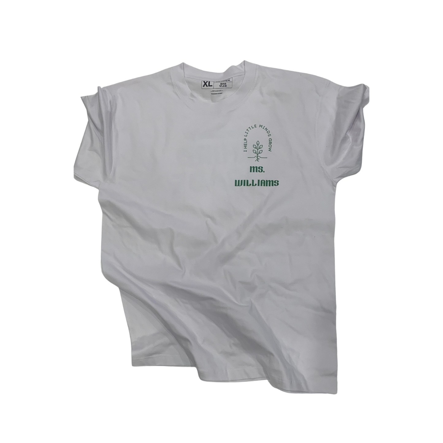 growing minds tee (name customizable)