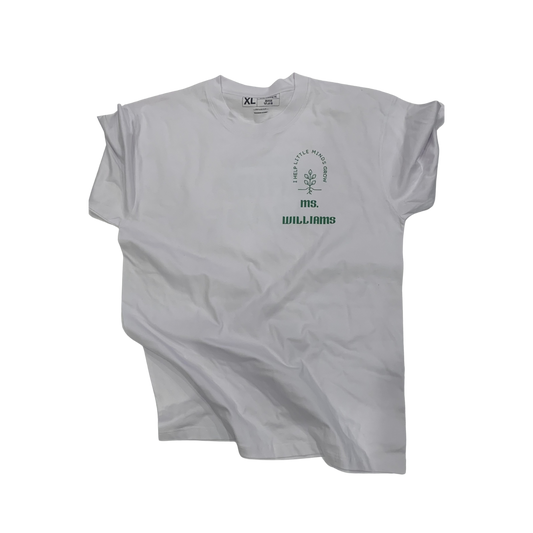 growing minds tee (name customizable)