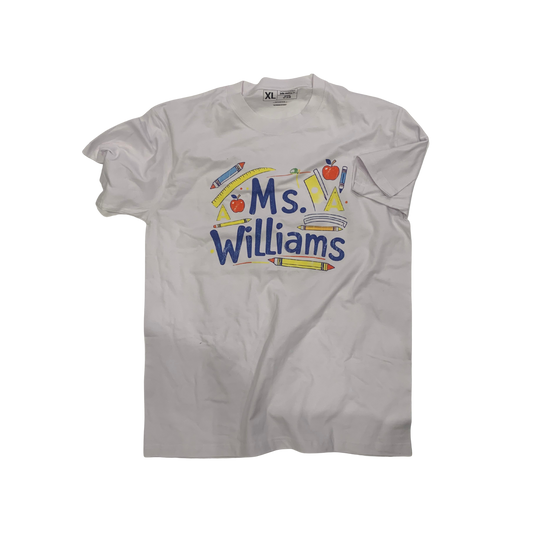 teacher's purpose tee (name customizable)